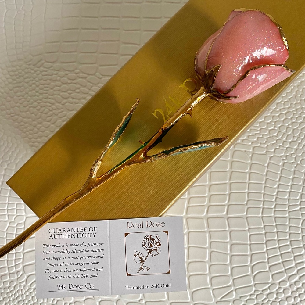 24k Gold Dipped Rose - image 3